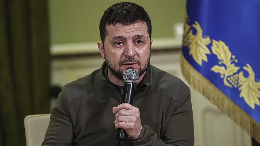 Ukrayna Devlet Başkanı Zelenskiy, Avrupalı liderlerle telefonda görüştü