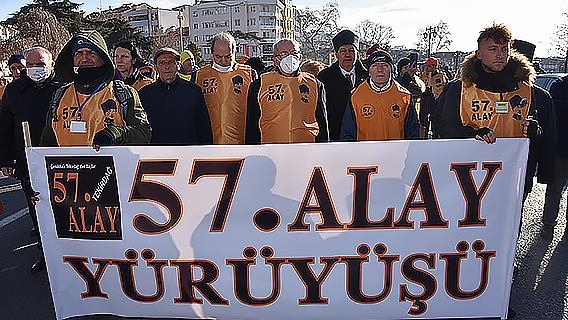 "57. Alay" için Tekirdağ'dan Çanakkale'ye yürüyorlar