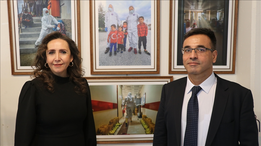 Fotoğraf meraklısı diş hekimleri, sağlık çalışanlarının Kovid-19 mücadelesini görüntüledi