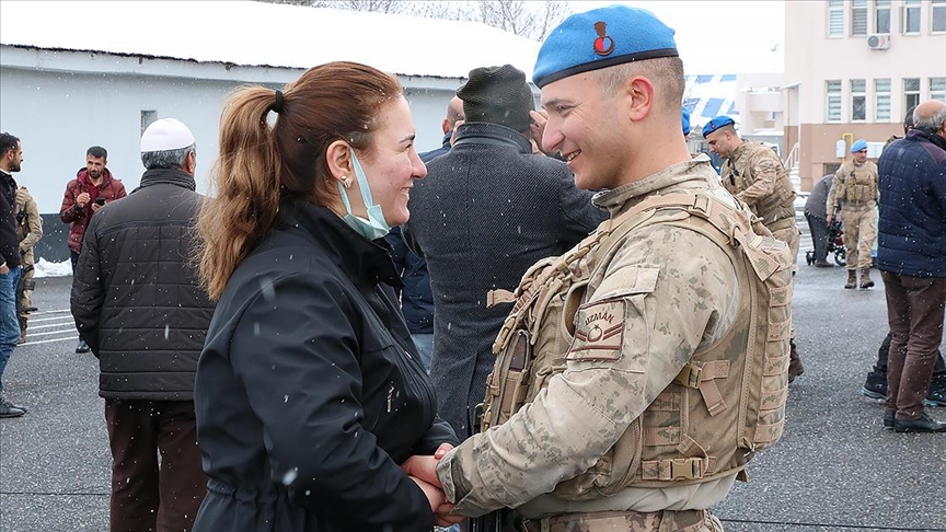 Suriye'de görev yapan jandarma komandolar Bingöl'e döndü