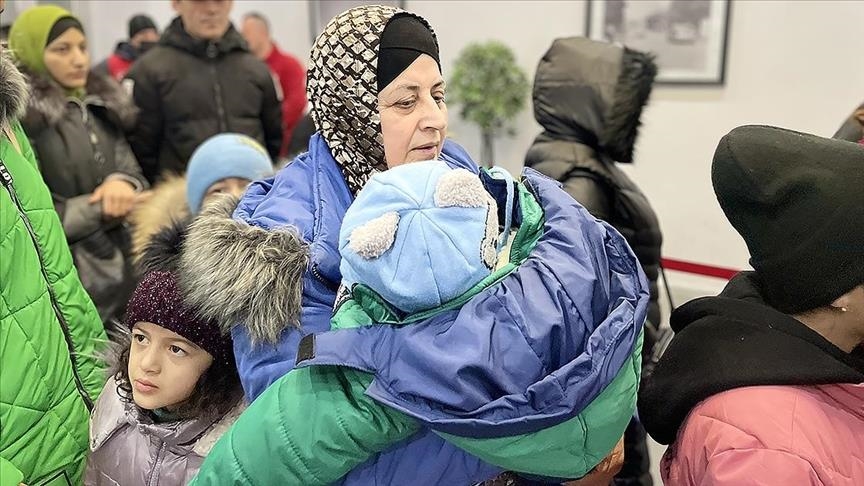 Группа турков-ахыска, эвакуированных из Украины, прибыла в Бурсу