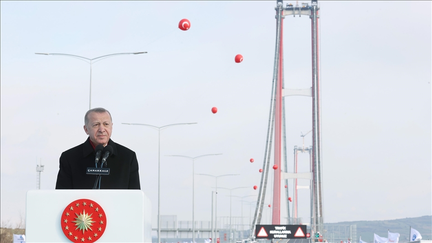 Četvrta spojna tačka Evrope i Azije: Svečano otvoren most "Canakkale 1915" 