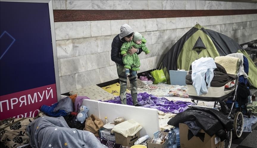 Les habitants de Kiev se réfugient à nouveau dans les stations de métro avec la multiplication des attaques russes