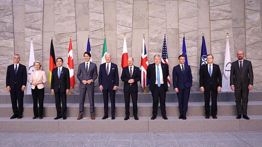 El G7 advierte a Rusia sobre el uso de armas de destrucción masiva en Ucrania