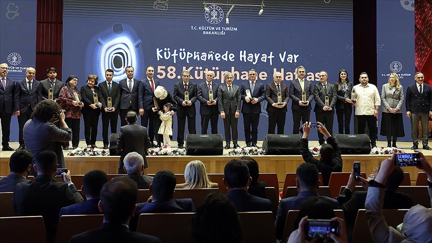 58. Kütüphane Haftası "Kütüphanede Hayat Var" sloganıyla başladı