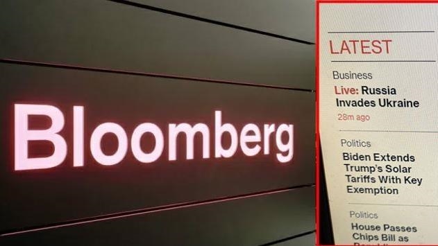 Bloomberg приостановил работу в России и Беларуси