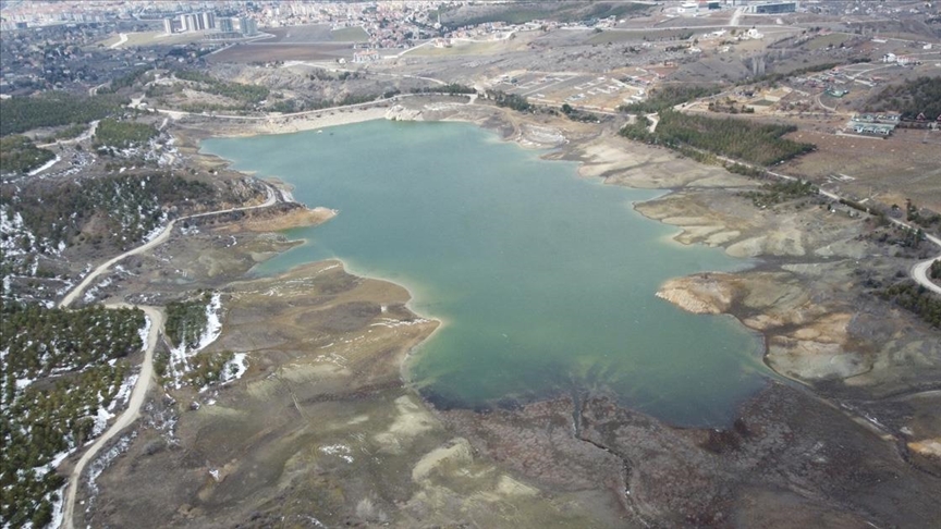 Çorum'da kuraklıktan etkilenen Çomar Barajı'nda su seviyesi yükseliyor