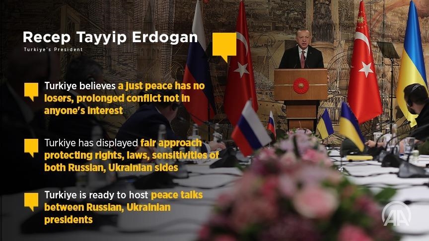 Turkish president calls for Russia-Ukraine cease-fire ahead of Istanbul peace talks