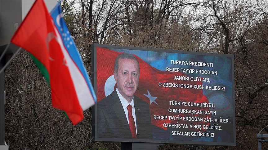 Özbekistan'ın başkenti Taşkent, Cumhurbaşkanı Erdoğan'ı ağırlamaya hazır