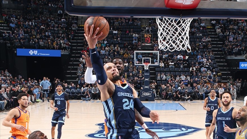 NBA Batı Konferansı'nın zirvesindeki maçta Grizzlies, Suns'ı yendi