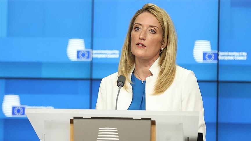 Председатель Европарламента встретилась в Киеве с президентом Зеленским