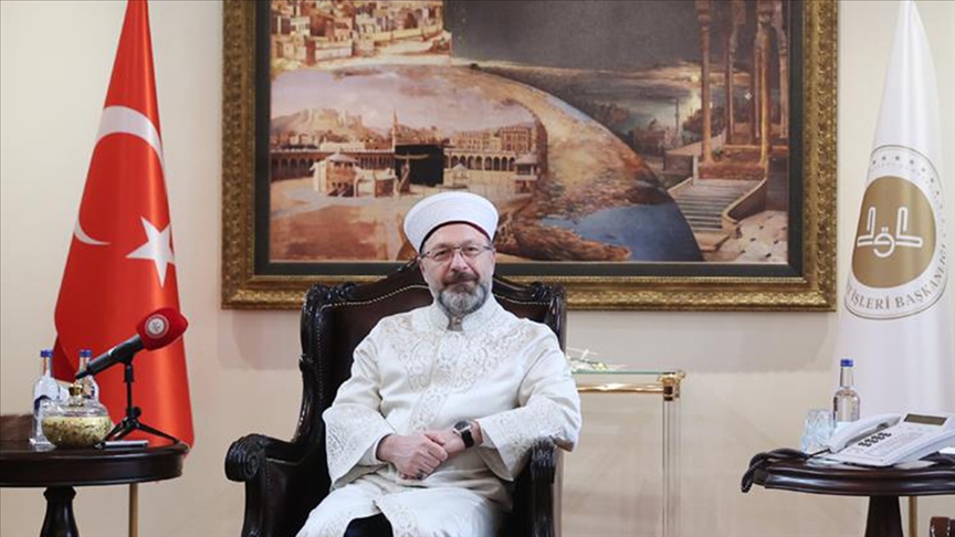 Diyanet İşleri Başkanı Erbaş: Kur'an-ı Kerim'in en önemli ilkelerinden birisi, iyiliği emretmek, kötülükten men etmektir