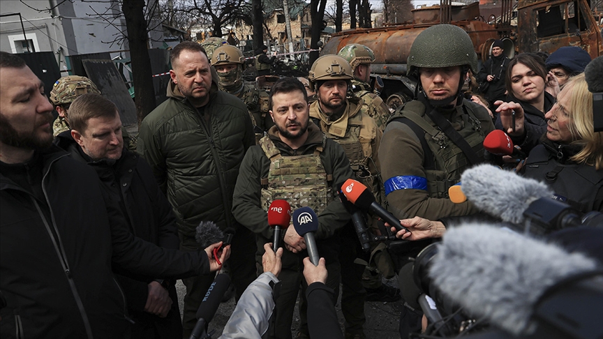 Ukrayna Devlet Başkanı Zelenskiy: Mariupol ile ilgili Türkiye'nin arabuluculuğu söz konusu