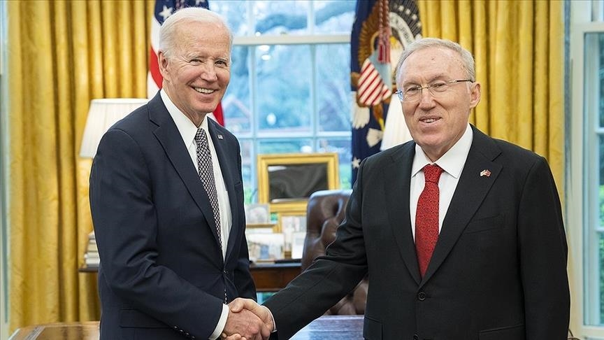 Biden receives Turkiye's ambassador at White House