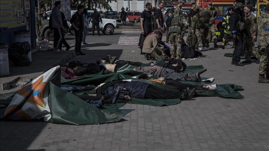 Ukraine - attaque de la gare de Kramatorsk: le bilan grimpe à 50 morts, dont cinq enfants