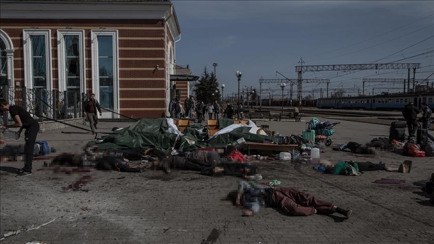 Ukraine : 39 morts dans l'attaque de la gare de Kramatorsk