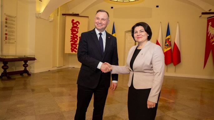 Премьер Молдовы обсудила с президентом Польши тему войны в Украине