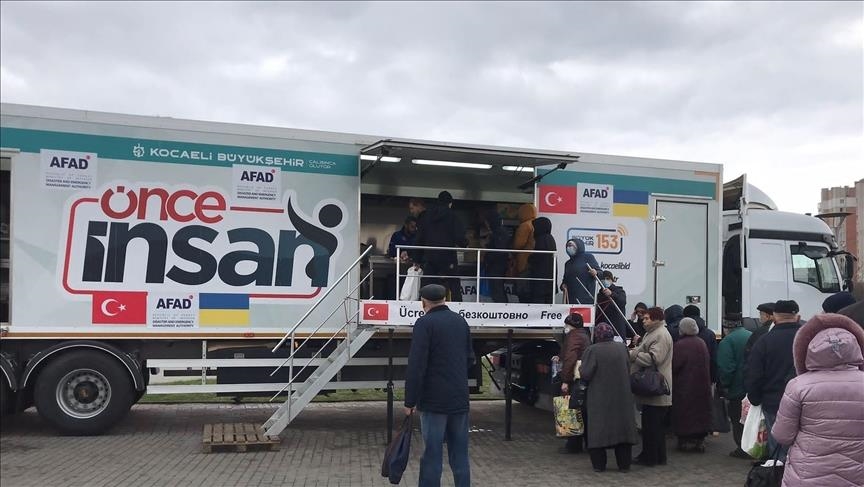 Turkiye sends 67 trucks of humanitarian aid to Ukraine since war began