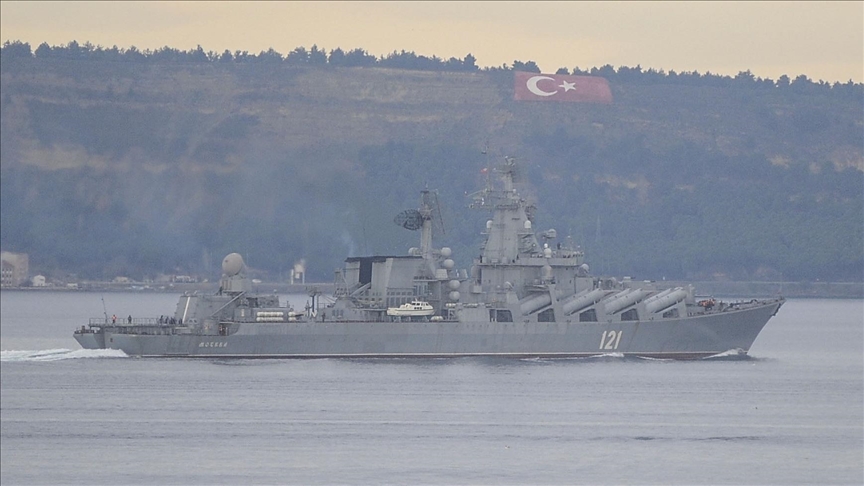 Russian Defense Ministry says fire broke out on naval cruiser Moskva