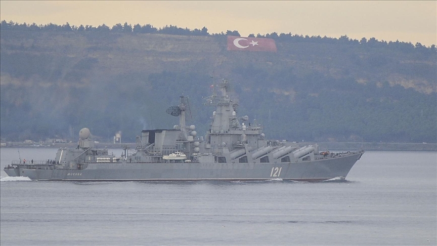 Ukraine says it hit Russian naval cruiser in Black Sea with missiles