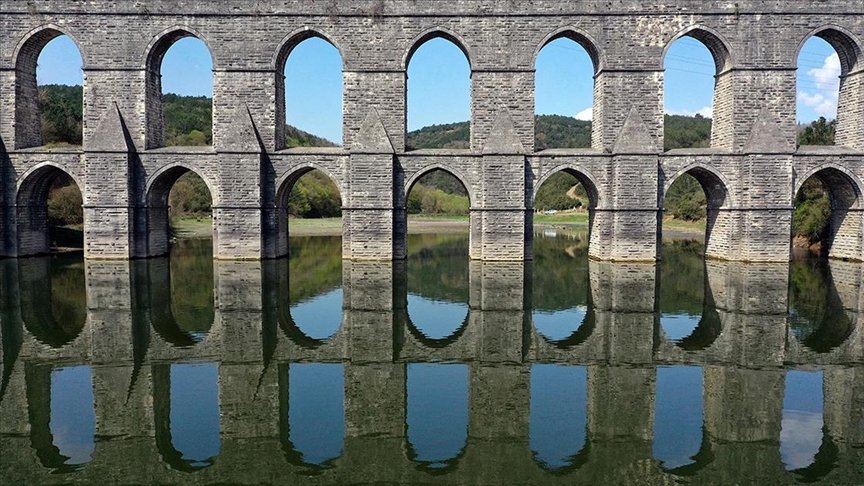 İlkbaharın renkleri Alibeyköy Barajı'nda görsel şölen oluşturdu