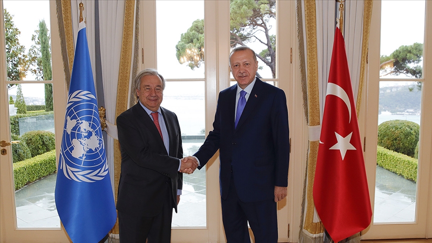 Cumhurbaşkanı Erdoğan, BM Genel Sekreteri Guterres'le telefonda görüştü