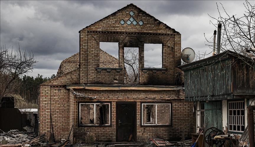 Ukraine : L'Agence Anadolu a filmé les destructions dans le village de Moshchun