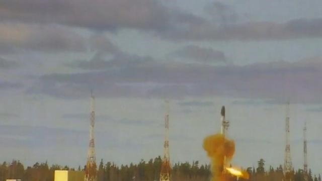 روسیه موشک سارمات را آزمایش کرد