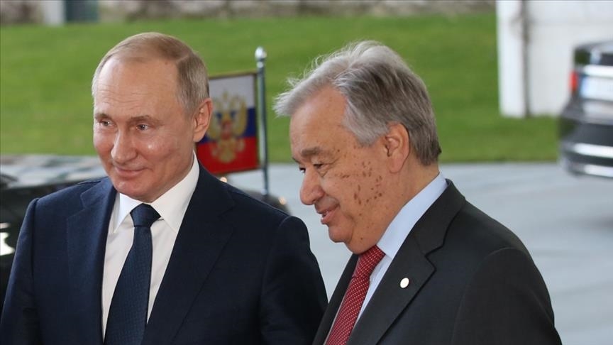UN chief to visit Moscow April 26, will meet with Putin