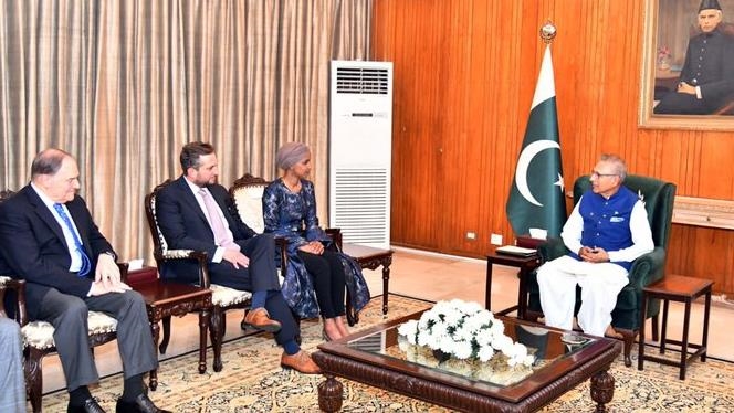 US Congresswoman Ilhan Omar tours Pakistan, meets families at LoC