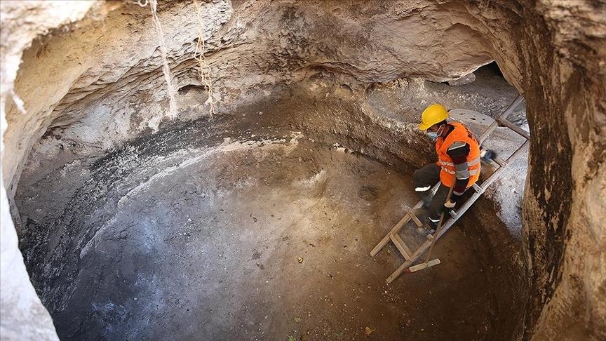 Excavation work underway in Turkiye’s Midyat to reveal huge underground city