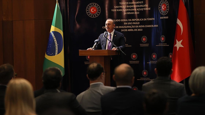 Dışişleri Bakanı Çavuşoğlu: Brezilya, Latin Amerika bölgesinde bizim en büyük ticaret ortağımız