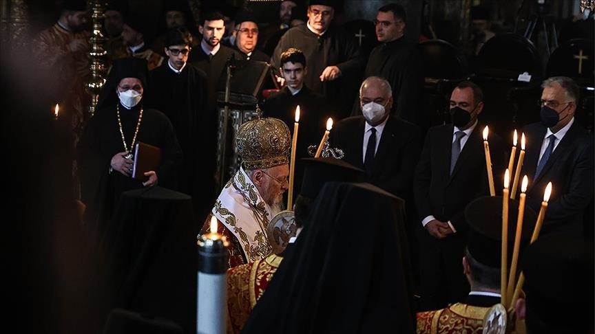 Easter Mass held in Fener Greek Orthodox Patriarchate