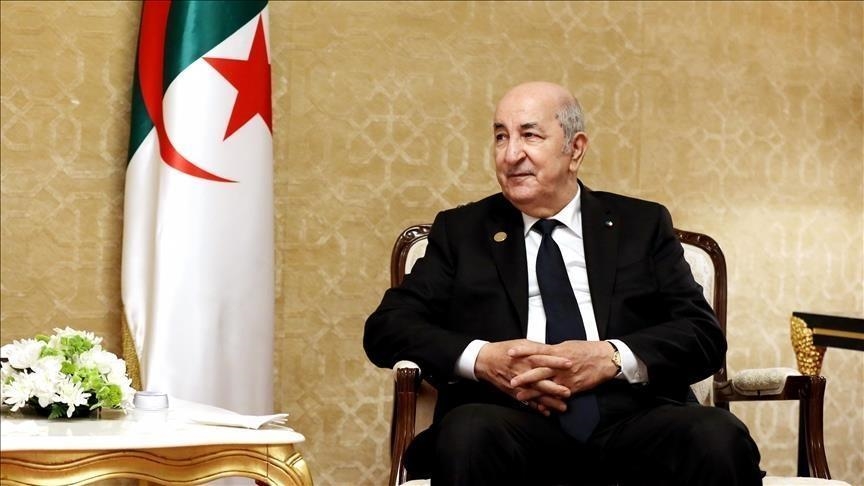 Algerian president voices support to Dbeibeh gov't in Libya