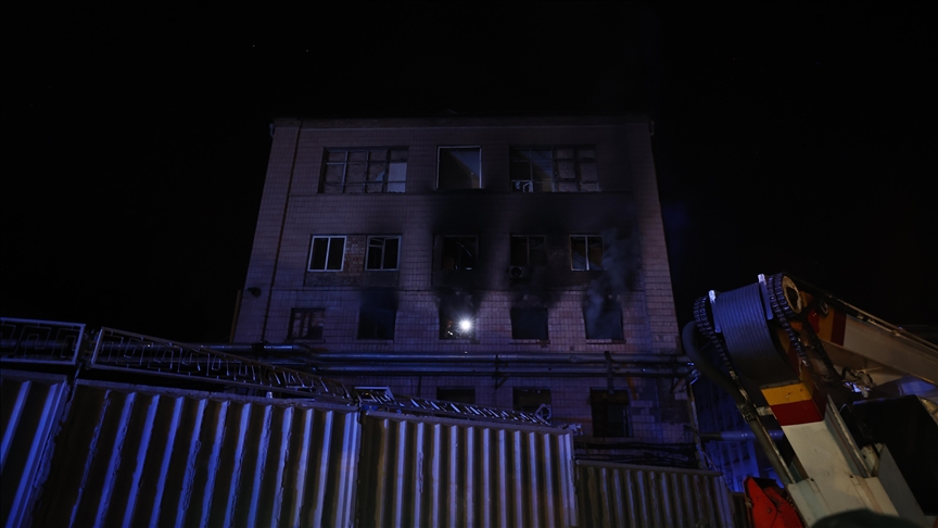 Ukrayna'nın başkenti Kiev'e saldırı düzenlendi