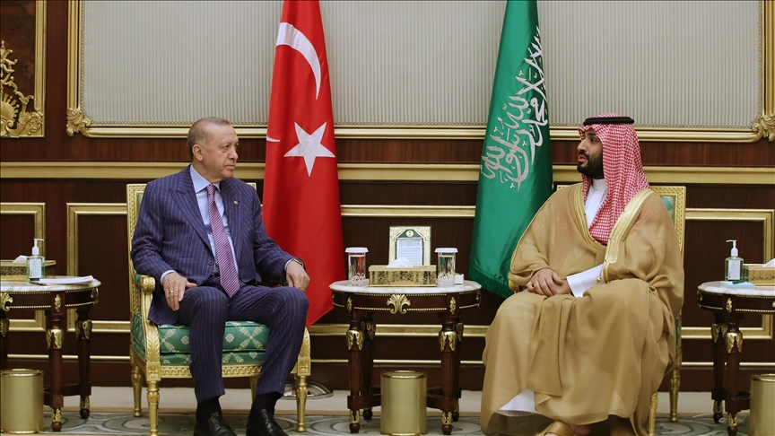 Эрдоган встретился c наследным принцем Саудовской Аравии