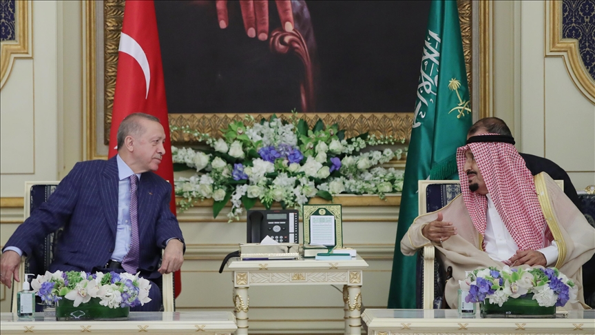أردوغان: نفتح الأبواب أمام عهد جديد مع السعودية الشقيقة