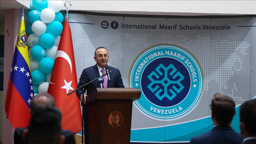 Turkiye’s top diplomat inaugurates college in Venezuela