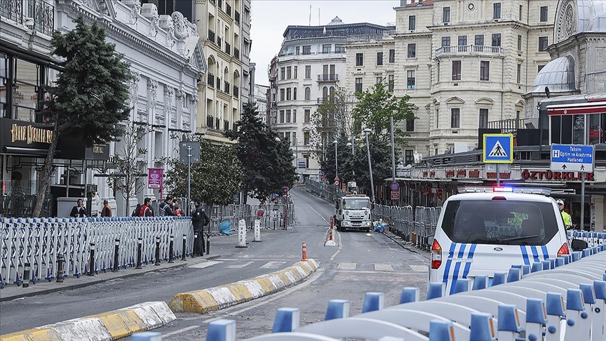 Taksim Meydanı ve çevresinde "1 Mayıs" önlemleri