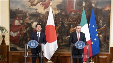 Italy, Japan vow to exert pressure on Russia to end war