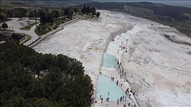 Over 240 thousand tourists visited Turkish Pamukkale in 4 months