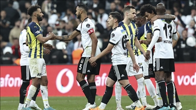 Besiktas, Fenerbahce share points in 1-1 draw in Turkish Super Lig derby