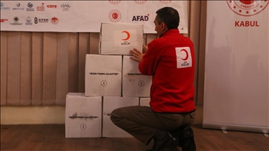 ادامه کمک‌های هلال‌احمر ترکیه به نیازمندان افغانستان