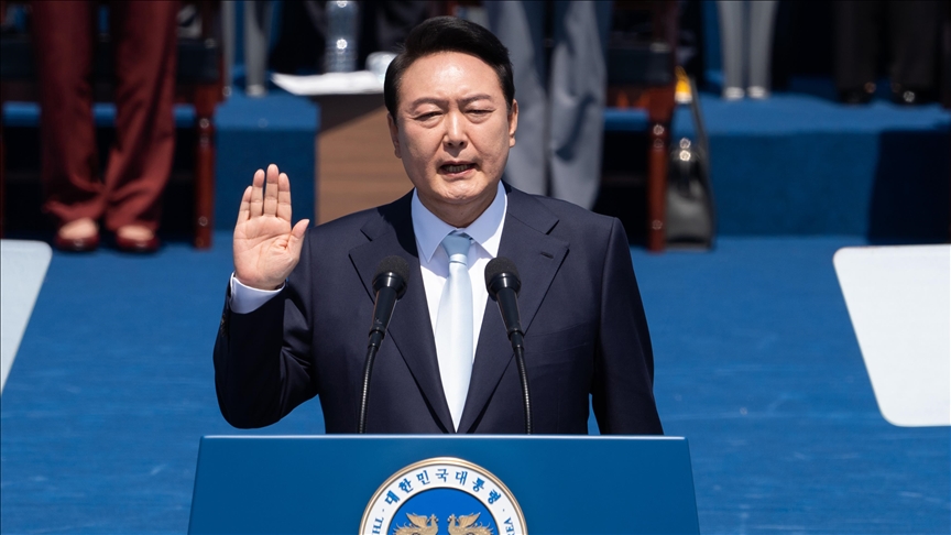 South Korea's new president Yoon Suk-yeol sworn in