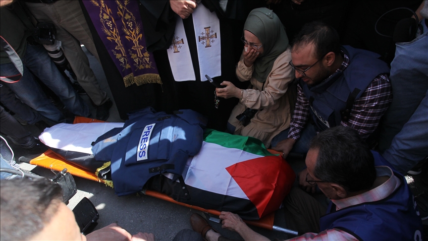 Israeli army says Palestinians behind journalist’s death