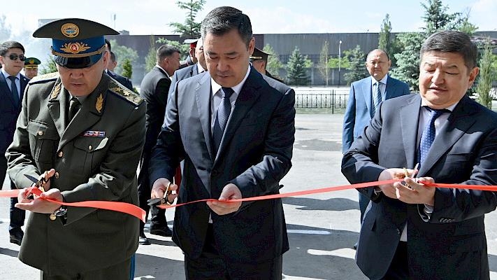 Жапаров открыл новое здание органов нацбезопасности Кыргызстана