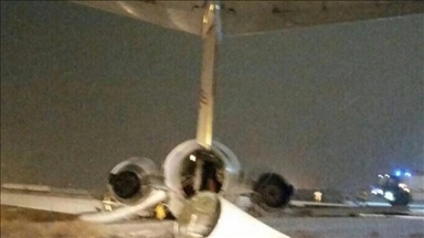 خروج یک هواپیمای مسافربری از باند در هنگام برخاستن در چین