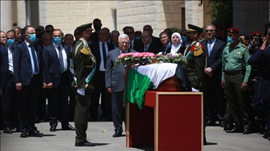 Palestina gelar prosesi pemakaman wartawan Al Jazeera di Ramallah
