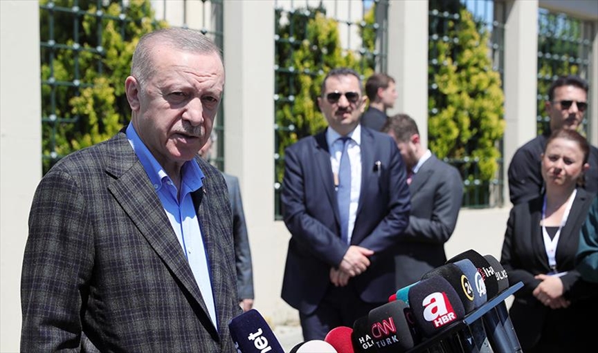 Erdogan afirma que "no es positiva" la opinión de Turquía sobre la entrada de Finlandia y Suecia a la OTAN
