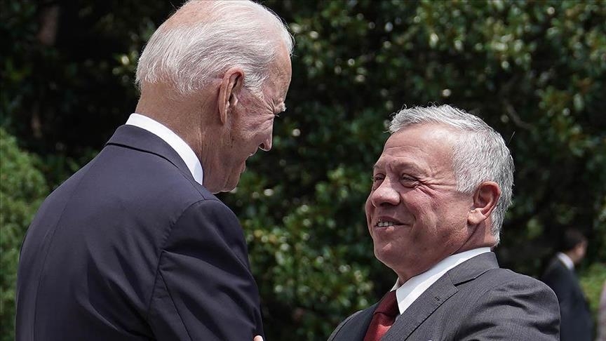 Biden, Jordan king discuss efforts to calm Israel-Palestine tensions